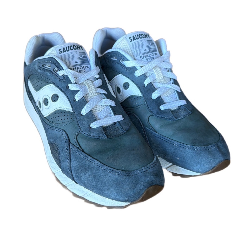 Saucony Shadow 6000 Blue and White Sneakers Men’s size 11 - Picture 3 of 12
